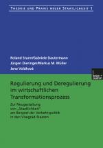 Cover-Bild Regulierung und Deregulierung im wirtschaftlichen Transformationsprozess