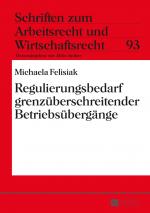 Cover-Bild Regulierungsbedarf grenzüberschreitender Betriebsübergänge