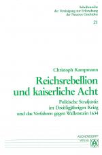 Cover-Bild Reichsrebellion und kaiserliche Acht