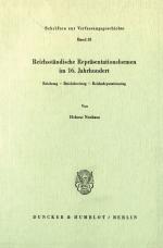Cover-Bild Reichsständische Repräsentationsformen im 16. Jahrhundert.