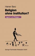 Cover-Bild Religion ohne Institution?