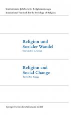 Cover-Bild Religion und Sozialer Wandel Und andere Arbeiten / Religion and Social Change And other Essays