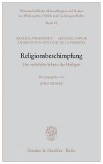 Cover-Bild Religionsbeschimpfung.