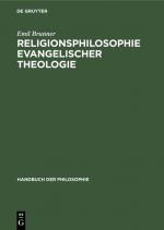 Cover-Bild Religionsphilosophie evangelischer Theologie