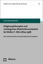 Cover-Bild Religionsphilosophie und ontologisches Wahrheitsverständnis bei Walter F. Otto (1874-1958)