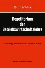 Cover-Bild Repetitorium der Betriebswirtschaftslehre