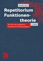 Cover-Bild Repetitorium Funktionentheorie