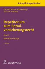 Cover-Bild Repetitorium zum Sozialversicherungsrecht Band 2