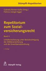 Cover-Bild Repetitorium zum Sozialversicherungsrecht Band 4