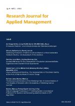 Cover-Bild Research Journal for Applied Management - Jg. 4, Heft 1
