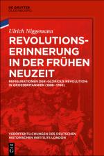 Cover-Bild Revolutionserinnerung in der Frühen Neuzeit