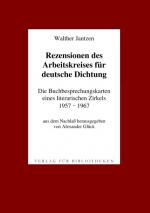 Cover-Bild Rezensionen des Arbeitskreises für deutsche Dichtung