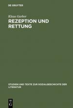 Cover-Bild Rezeption und Rettung