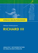 Cover-Bild Richard III von William Shakespeare - Textanalyse und Interpretation