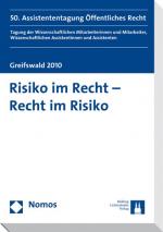 Cover-Bild Risiko im Recht - Recht im Risiko