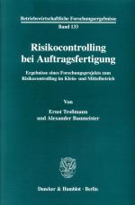 Cover-Bild Risikocontrolling bei Auftragsfertigung.