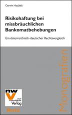 Cover-Bild Risikohaftung bei missbräuchlichen Bankomatbehebungen