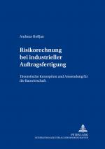 Cover-Bild Risikorechnung bei industrieller Auftragsfertigung