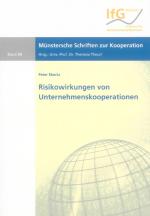 Cover-Bild Risikowirkungen von Unternehmenskooperationen
