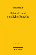 Cover-Bild Rohstoffe und staatliches Handeln