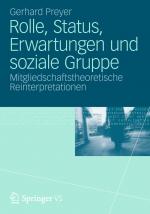 Cover-Bild Rolle, Status, Erwartungen und soziale Gruppe