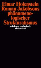 Cover-Bild Roman Jakobsons phänomenologischer Strukturalismus