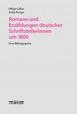 Cover-Bild Romane und Erzählungen Deutscher Schriftstellerinnen UM 1800