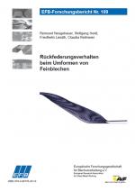 Cover-Bild Rückfederungsverhalten beim Umformen von Feinblechen