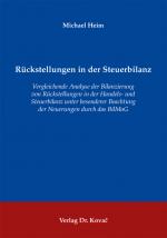 Cover-Bild Rückstellungen in der Steuerbilanz