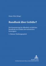 Cover-Bild Rundfunk über Gebühr?