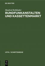 Cover-Bild Rundfunkanstalten und Kassettenmarkt