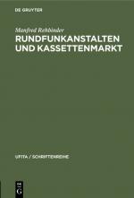 Cover-Bild Rundfunkanstalten und Kassettenmarkt