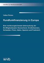 Cover-Bild Rundfunkfinanzierung in Europa