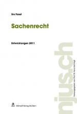 Cover-Bild Sachenrecht, Entwicklungen 2011