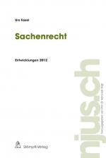 Cover-Bild Sachenrecht Entwicklungen 2012
