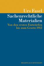 Cover-Bild Sachenrechtliche Materialien