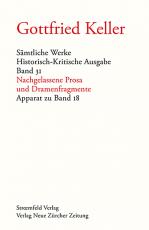 Cover-Bild Sämtliche Werke. Historisch-Kritische Ausgabe, Band 31