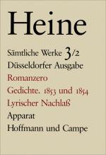 Cover-Bild Sämtliche Werke. Historisch-kritische Gesamtausgabe der Werke. Düsseldorfer Ausgabe / Romanzero. Gedichte 1853 und 1854. Lyrischer Nachlass