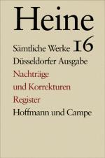 Cover-Bild Sämtliche Werke. Historisch-kritische Gesamtausgabe der Werke. Düsseldorfer Ausgabe