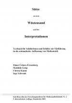 Cover-Bild Sätze aus dem Wüstensand und ihre Interpretationen