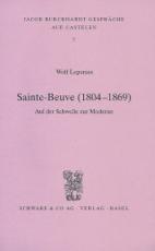 Cover-Bild Sainte-Beuve (1804-1869)