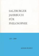 Cover-Bild Salzburger Jahrbuch für Philosophie