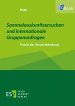 Cover-Bild Sammelauskunftsersuchen und internationale Gruppenanfragen