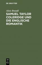 Cover-Bild Samuel Taylor Coleridge und die englische Romantik