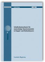 Cover-Bild Schallschutznachweis für zweischalige Haustrennwände in Doppel- und Reihenhäusern. Abschlussbericht