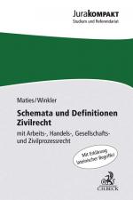 Cover-Bild Schemata und Definitionen Zivilrecht