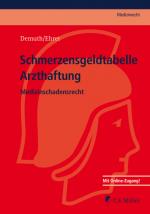 Cover-Bild Schmerzensgeldtabelle Arzthaftung