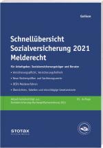 Cover-Bild Schnellübersicht Sozialversicherung 2021 Melderecht