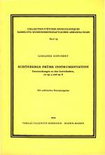 Cover-Bild Schönbergs frühe Instrumentation
