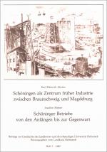 Cover-Bild Schöningen als Zentrum früher Industrie zwischen Braunschweig und Magdeburg